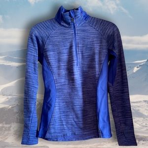 Columbia | blue quarter zip pullover